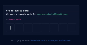 Github kontovaldering